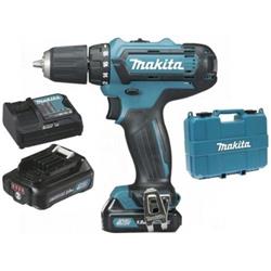 Makita DF332DSME Aku bezuhlíkový šroubovák Li-ion (2x4,0Ah/10,8V) v kufru