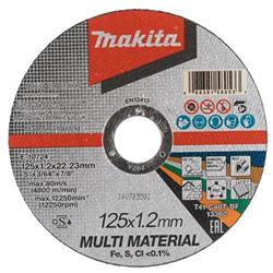Makita E-10724 rezný kotúč 125x1,2x22,23 viacmateriálový