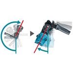 MAKITA HR012GZ AWS Li-ion XGT 40V, Aku kladivo s výměnným sklíčidlem bez aku 