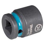 MAKITA klíč nástrčný 1/2", čtyřhran, IMPACT BLACK, 24mm