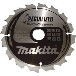 Makita kotouč pilový dřevo SPECIALIZED se zapuštěnými zuby 190x2x30mm 16Z (B-33059)