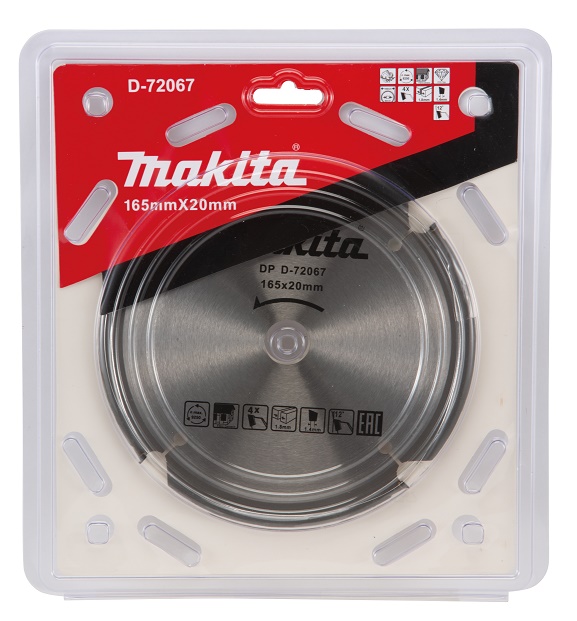 MAKITA PCD pílový kotúč 165x20mm 4T na vláknocementové dosky