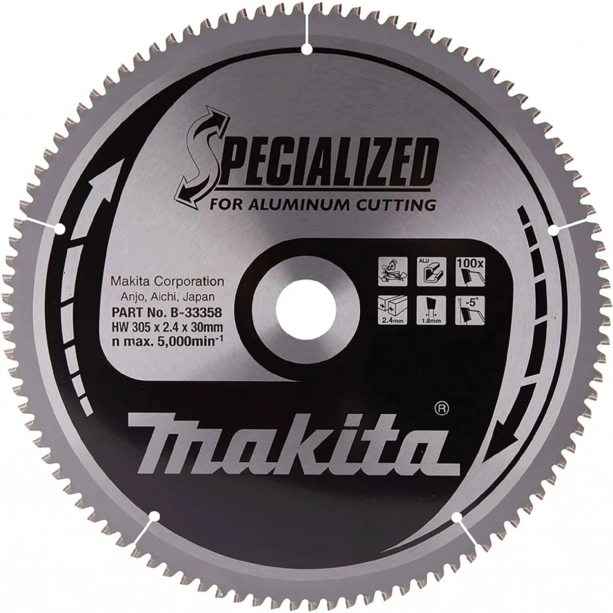 Makita pílový list na hliník SPECIALIZED 305x2,4x30mm 100Z (B-33358)