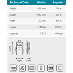 MAKITA pouzdro na mobil 90x40x165mm