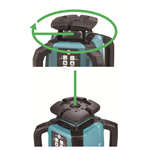 Makita SKR001Z Aku automatický stavební laser, zelený