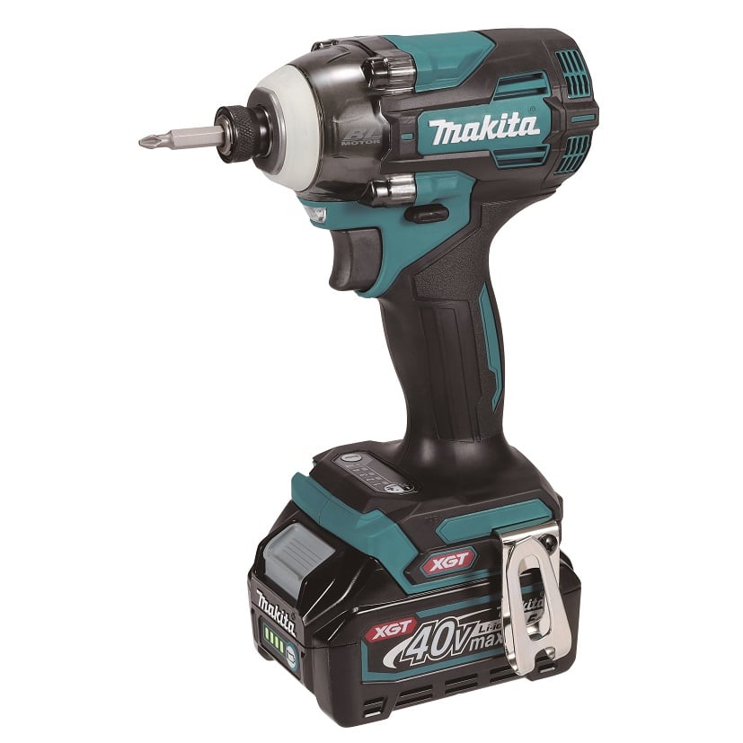 Makita TD004GD201 Aku rázový šroubovák 1/4"Li-ion XGT 40V/2,5Ah, Makpac