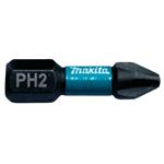 MAKITA torzný bit 1/4" IMPACT BLACK PH2, 25 mm 2 ks