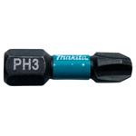 MAKITA torzný bit 1/4" IMPACT BLACK PH3, 25 mm 2 ks