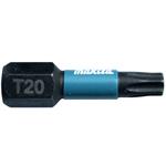 MAKITA torzný bit 1/4" IMPACT BLACK T20, 25 mm 2 ks
