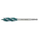 MAKITA vrták do dřeva čtyřbřitý šestihran 1/4" 18x165mm