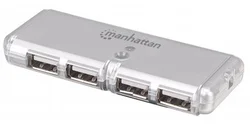 Manhattan 4x Hi-Speed USB 2.0 Pocket Hub