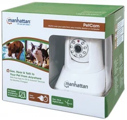 Manhattan Pet Monitor Camera, Wireless, HD resolution