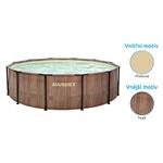 MARIMEX Bazén Florida 4,57x1,32 m se skimmerem - motiv TEAK