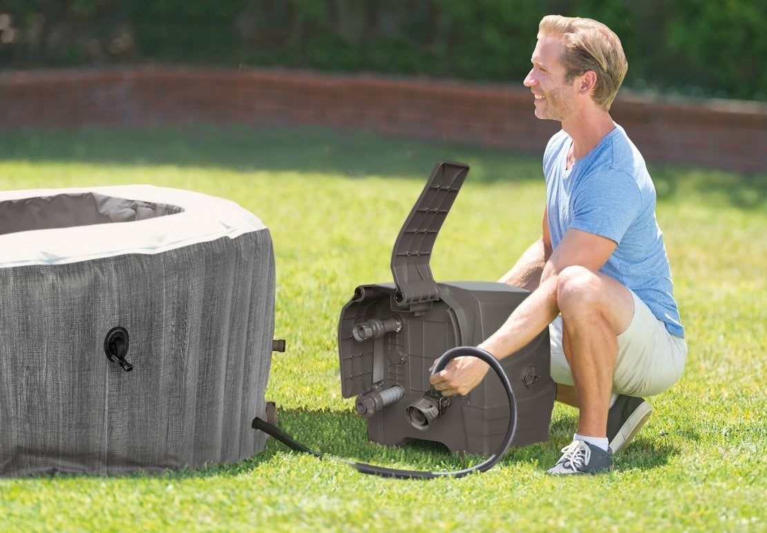 Marimex Bazén vířivý nafukovací Pure Spa - Bubble Greywood Deluxe 4 (11400254)