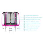 Marimex Trampolína Marimex 244 cm růžová 2022 (19000110)