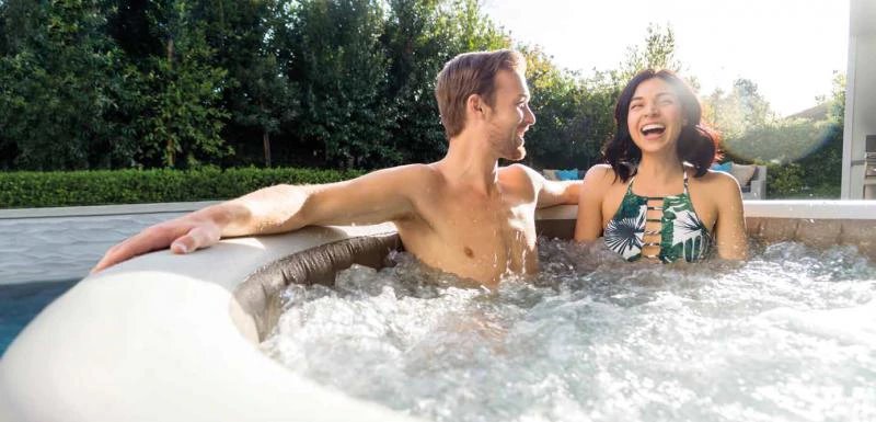 MARIMEX Whirlpool nafukovací bazén Pure Spa - Bubble - béžová (11400217)