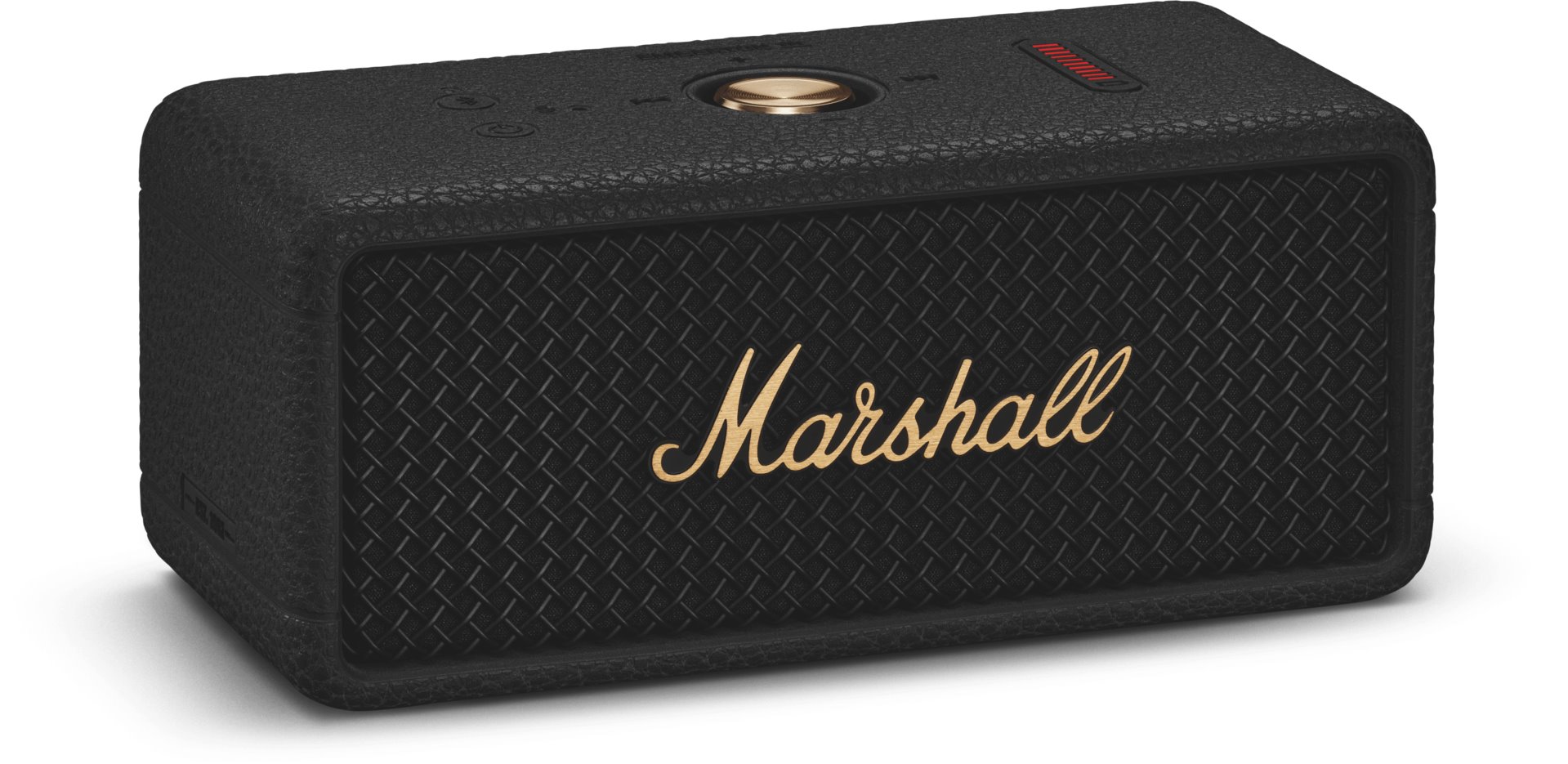 Marshall Emberton III Black & Brass, čierna