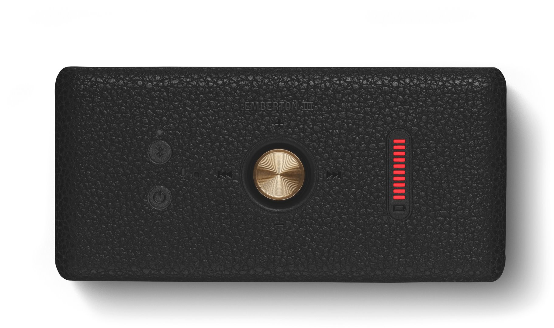Marshall Emberton III Black & Brass, čierna