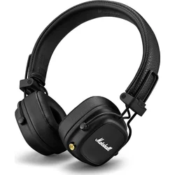 Marshall Major IV Bluetooth, sluchátka přes hlavu, černá