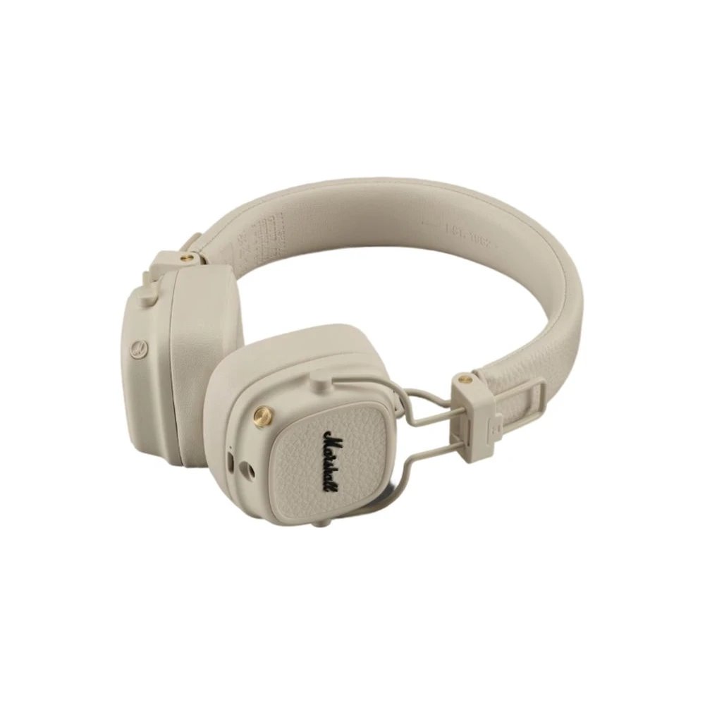 Marshall Major V Bluetooth, sluchátka přes hlavu, krémová