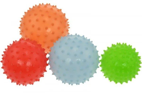 Masážna lopta LIFEFIT 9 cm - mix farieb