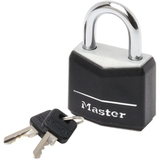 Master Lock Visiaci zámok z pevného hliníka 9140EURDBLK - 40mm