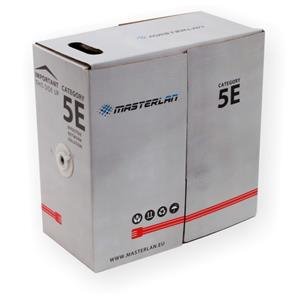 Masterlan FTP kábel drôt vonkajší Cat5e, PE, 24AWG, 305m OFTP5E24-MS