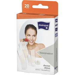 Matopat náplast Transparent 20 ks
