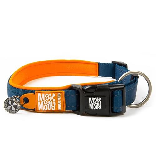 Max & Molly Smart ID obojek Matrix Orange, Velikost S
