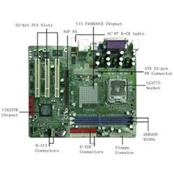 MB JETWAY P4MBMS s775 DDR,VGA,SATA,LAN,AUD,AGP8x,mATX