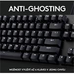 Mechanická herná klávesnica Logitech G413 TKL SE Black - US INTL