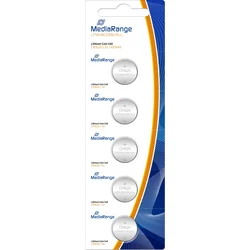 MediaRange Premium lithium baterie Coin Cells, CR1620, 3V, 5ks