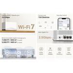 MERCUSYS Halo H27BE, systém Halo Mesh Wi-Fi 7, 2 balenia