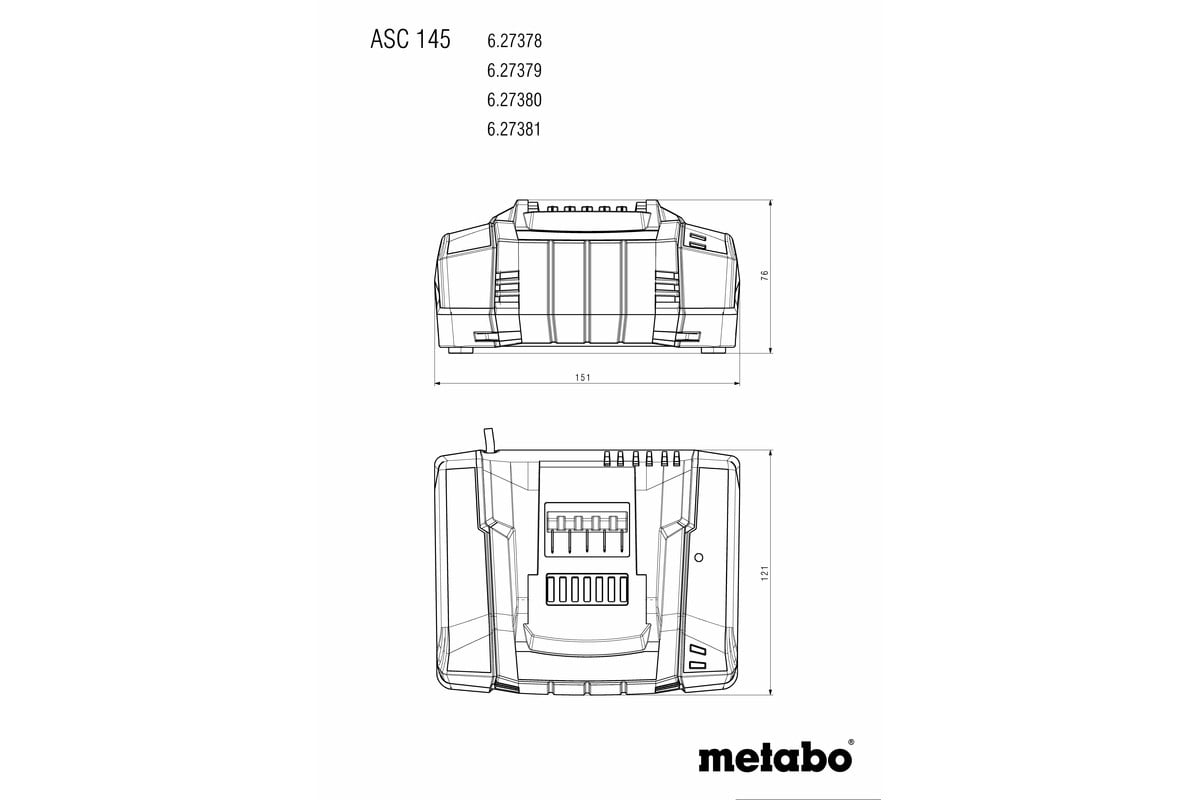 Metabo ASC 145 (627378000)