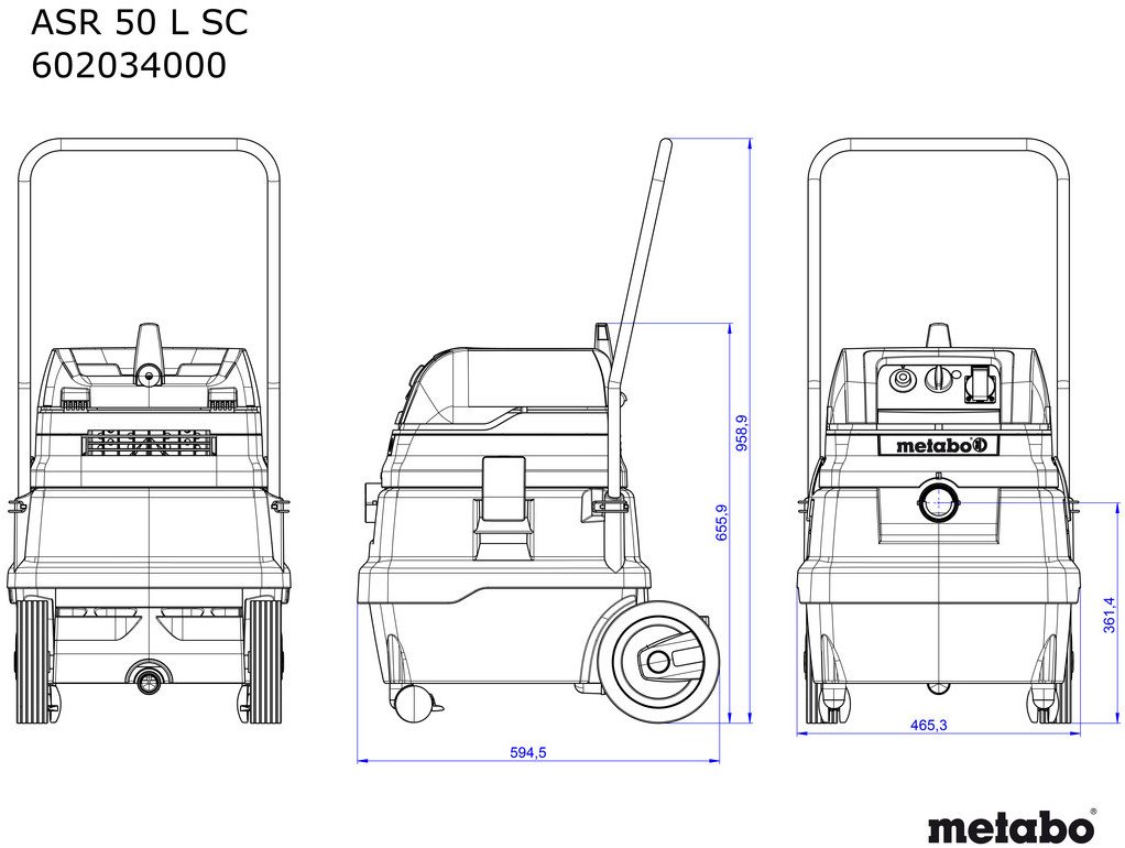 Metabo ASR 50 L SC (602034000)