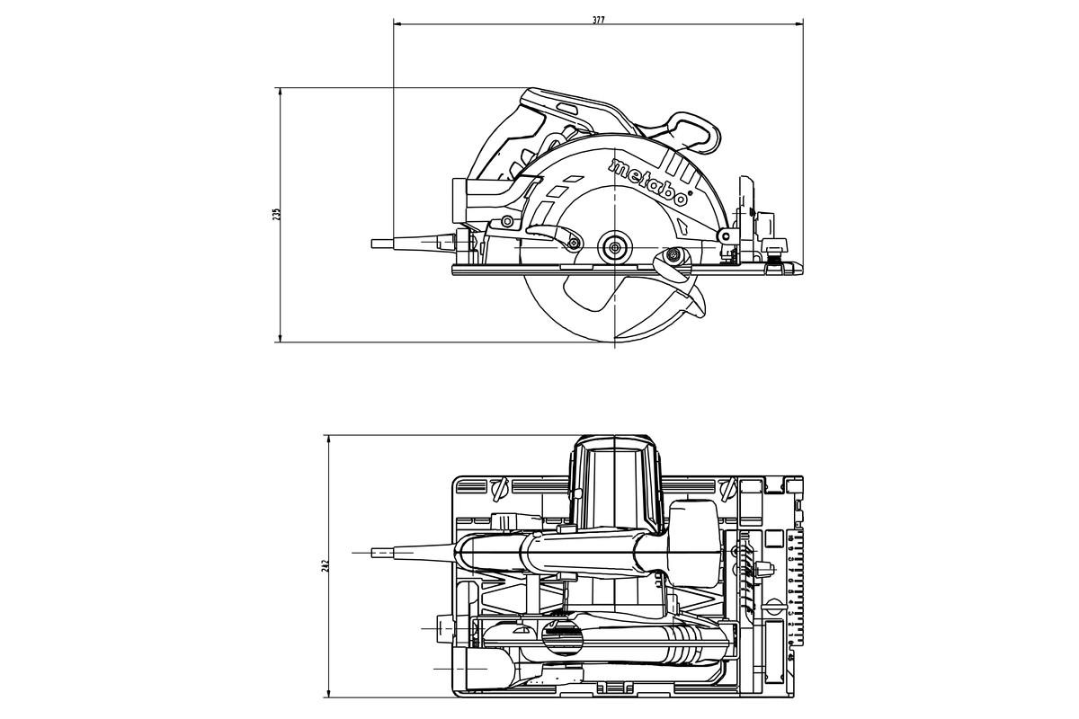 Metabo KS 55 FS Kotúčová píla