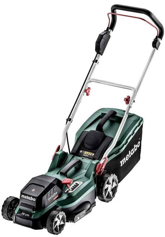 Metabo RM 36-18 LTX BL 36 (2x5,2Ah, 2x ASC 55) Aku sekačka na trávu