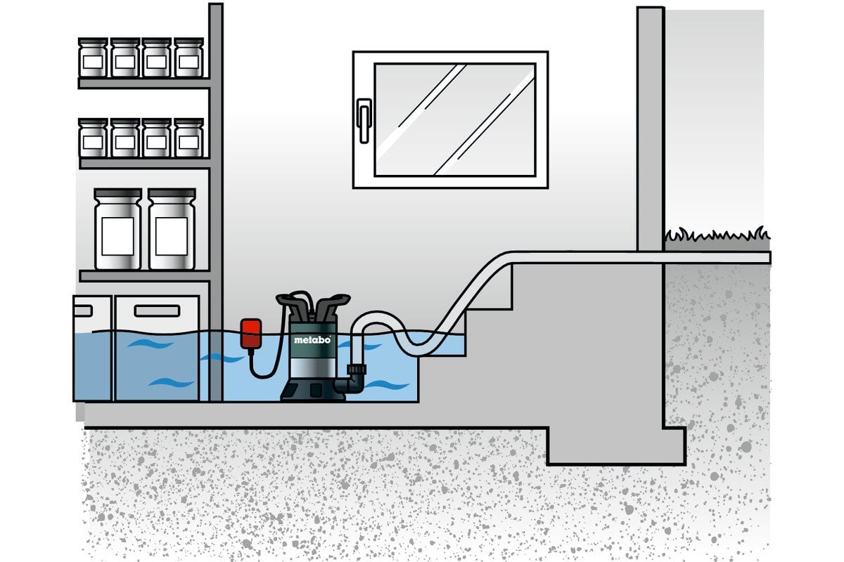 Metabo TP 8000 S Ponorné čerpadlo na čistou vodu (0250800000)