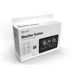 Meteostanica Solight, extra veľký farebný LCD displej, teplota, vlhkosť, tlak, RCC, nabíjanie cez USb, čierna
