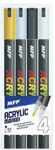 MFP Akrylový popisovač 4mm set 4ks