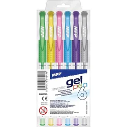 MFP Gelové pero set METALIC 6 ks GM1038