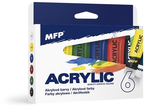 MFP Súprava akrylových farieb 6 x 75 ml