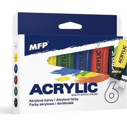 MFP Súprava akrylových farieb 6 x 75 ml