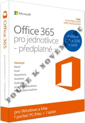 Microsoft Office 365 pro jednotlivce CZ (QQ2-00602)