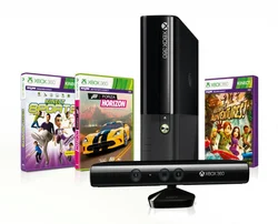 Microsoft XBOX 360 4GB + Kinect senzor a hry
