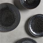 MIJ Malá plytká miska Black Pearl 13,5 cm, 250 ml