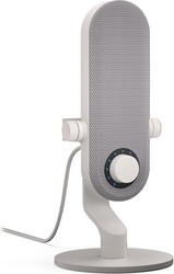 Mikrofón Krux Pin / stolný mikrofón / 3,5 mm konektor / USB-C / biely