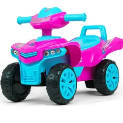 Milly Mally Detské odrážadlo so zvukom Quad Bike Monster Pink