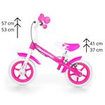 Milly Mally Dětské odrážedlo kolo Dragon s brzdou pink