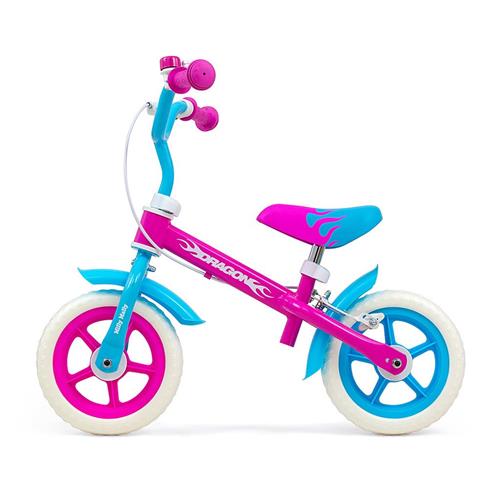 Milly Mally Detský bicykel Dragon s brzdou Candy